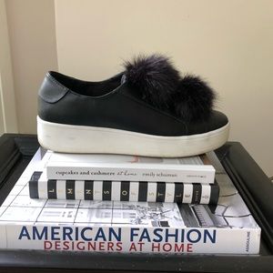Steve Madden Pom Pom Sneakers